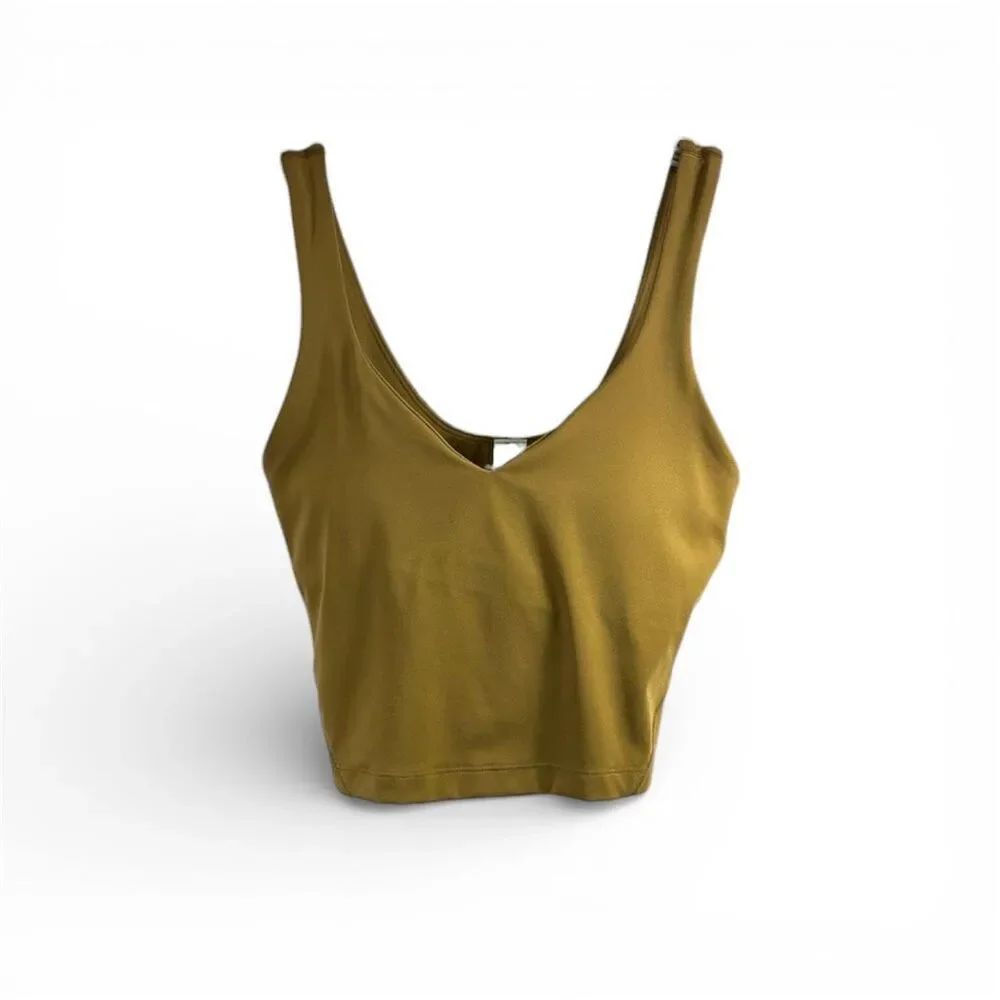 Lululemon NWT Align Tank Top in Mustard Size 2 - Picture 1 of 7